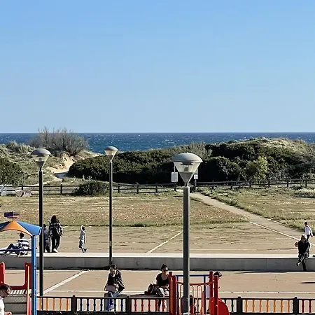 Apartman Casa Ermes - Piano Terra Indipendente Fronte Spiaggia, Ampio Spazio Esterno Attrezzato Marina di Pescoluse